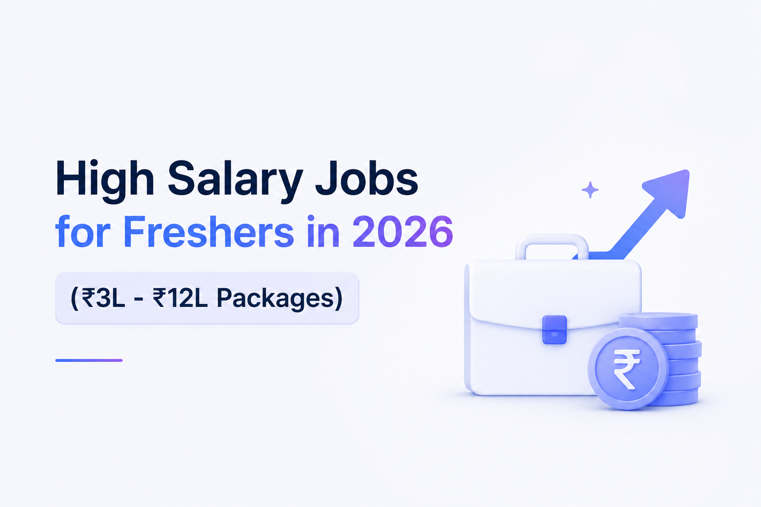High Salary Jobs for Freshers in 2026